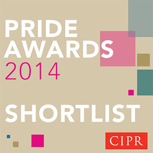 Prohibition shortlisted for 2014 CIPR ‘Outstanding Small Agency’ award